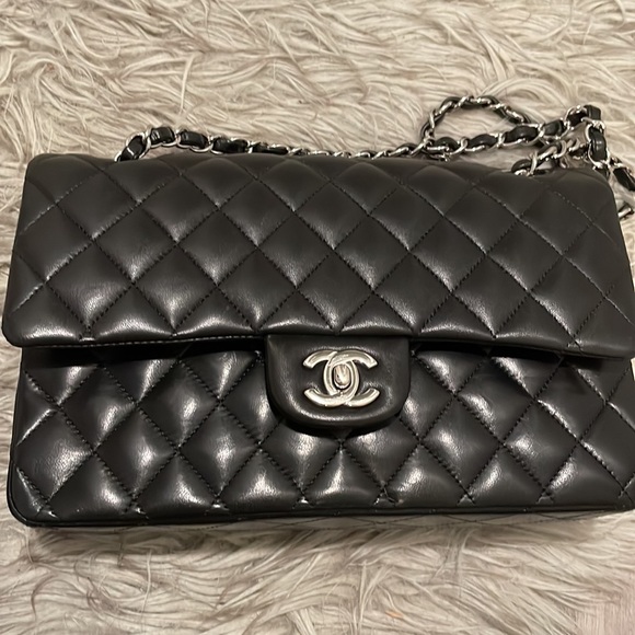 Chanel Medium Classic Double Flab Black - Picture 11 of 13
